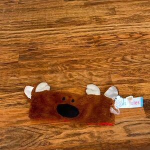Reindeer ear muff headband